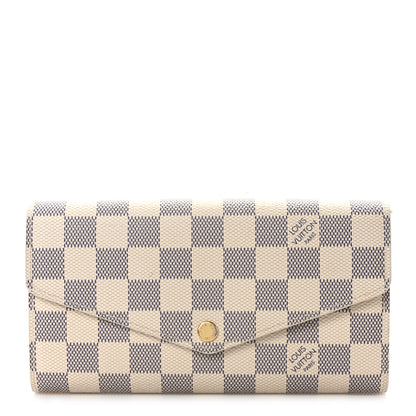 Louis Vuitton Damier Azur Sarah Wallet NM 1 of 10