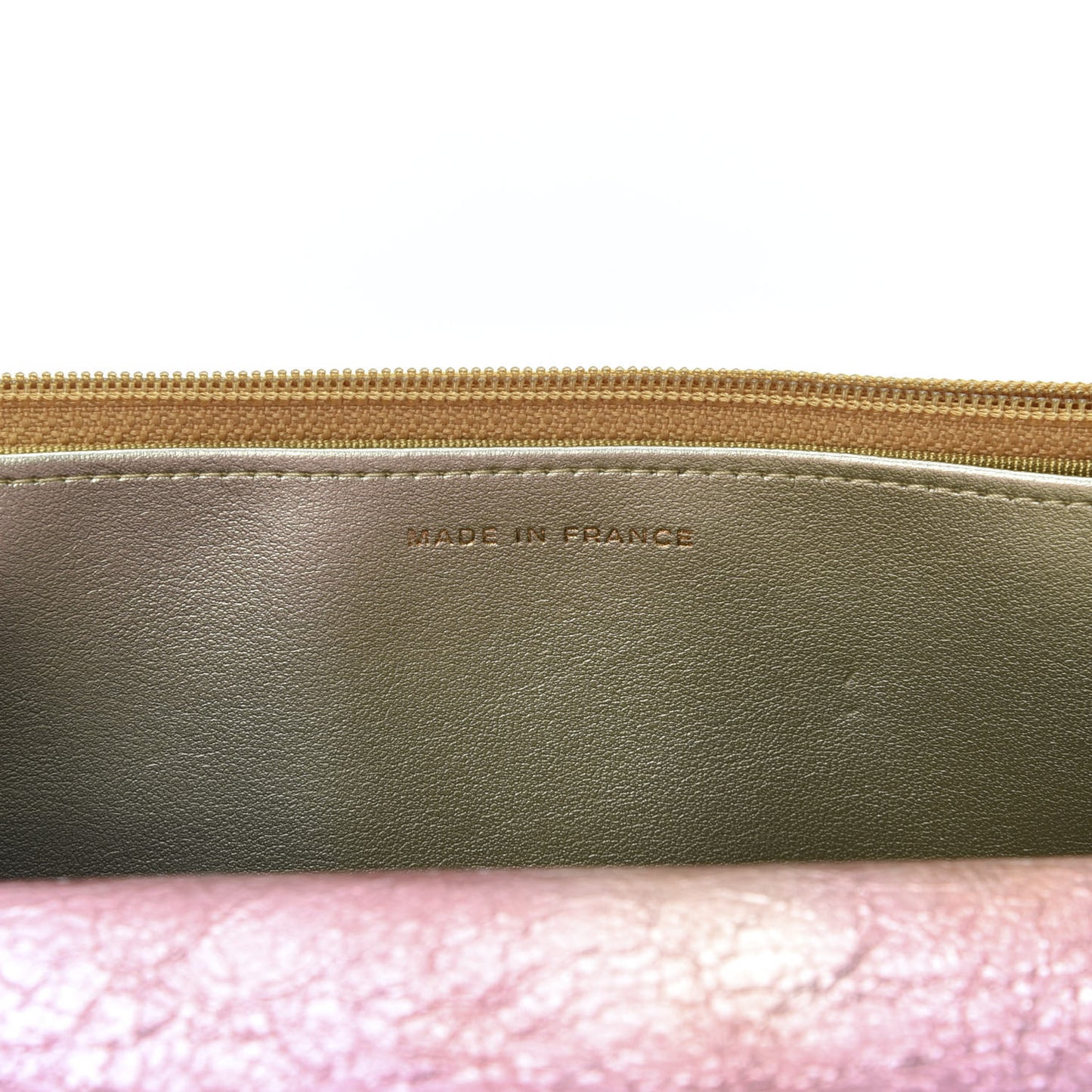 Metallic Goatskin Quilted 2.55 Reissue Wallet on Chain WOC Multicolor
