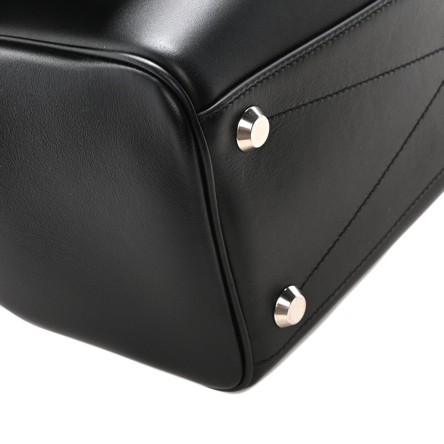 Smooth Calfskin Small Bel Air Carry All Bag Black