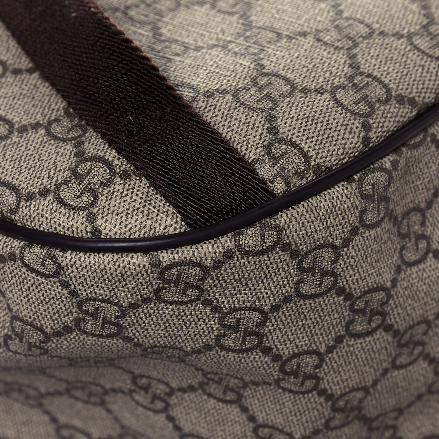 GG Plus Monogram Interlocking G Medium Backpack Dark Brown