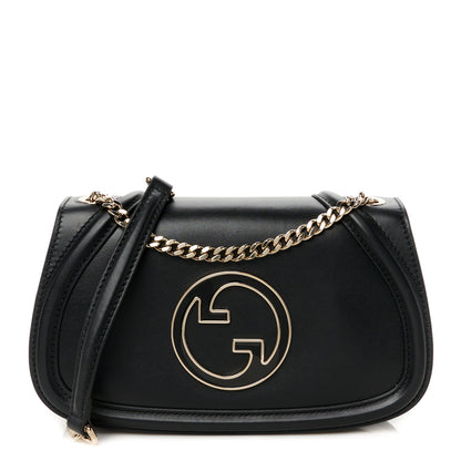 Gucci Calfskin Blondie Medium Shoulder Bag Black 1 of 11