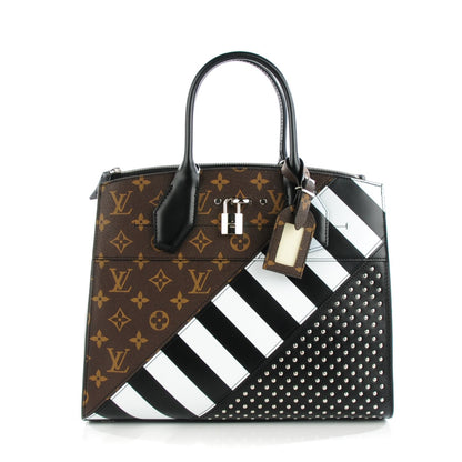 Louis Vuitton Calfskin Monogram City Steamer MM 1 of 9