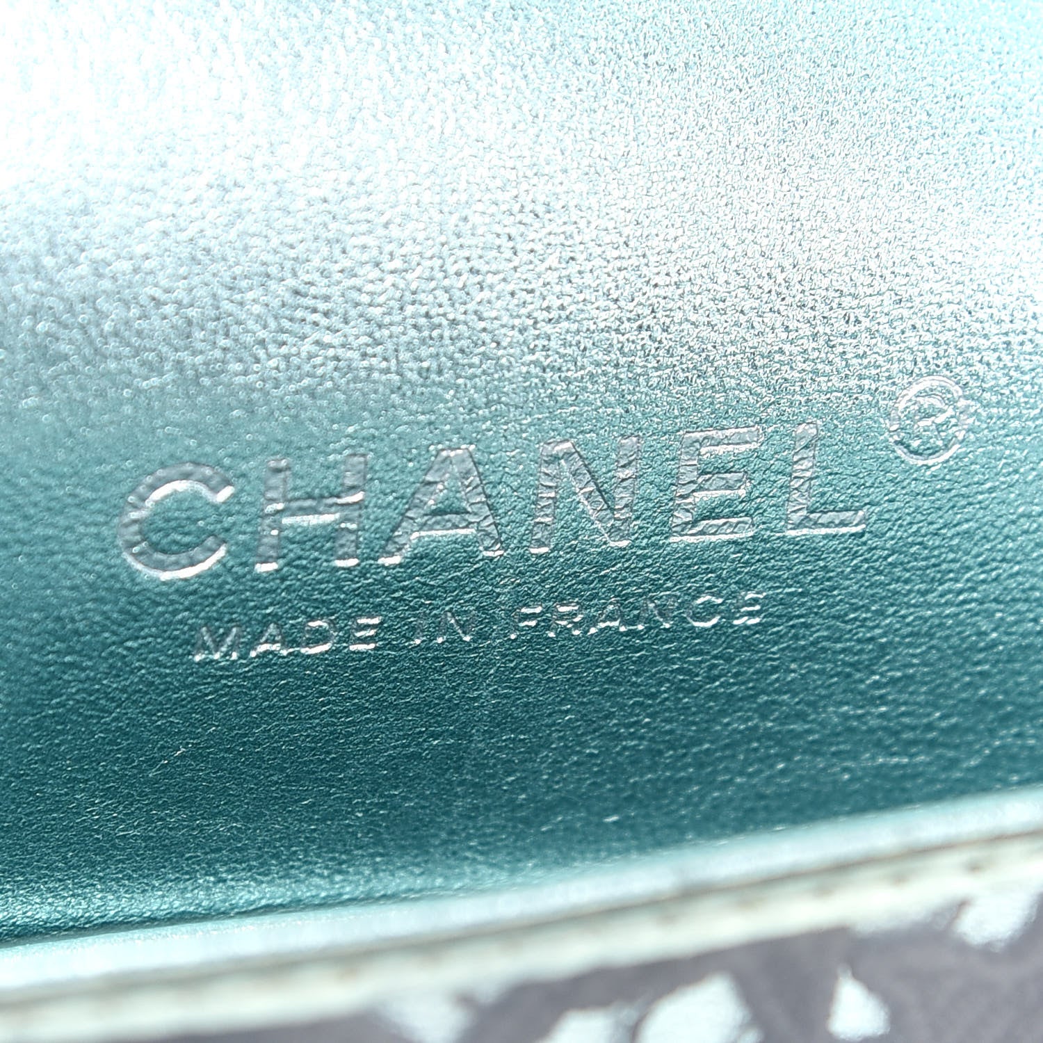 Chanel PVC Medium Single Flap Blue Black 6 of 9