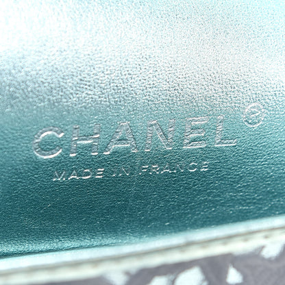 Chanel PVC Medium Single Flap Blue Black 6 of 9