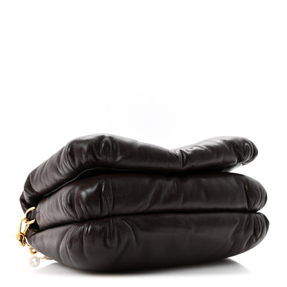 Loewe Lambskin Goya Puffer Bag Dark Chocolate 4 of 10