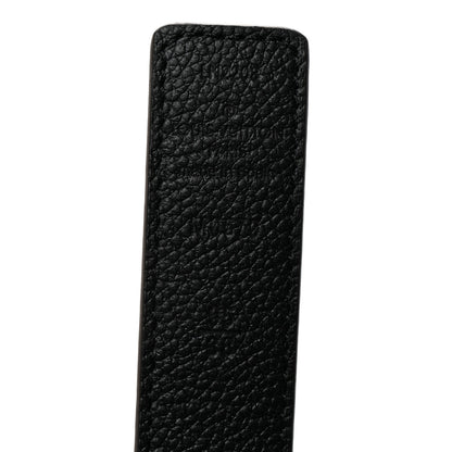 Louis Vuitton Calfskin Monogram 25mm LV Iconic Reversible Belt Black 95 38 Black 5 of 6