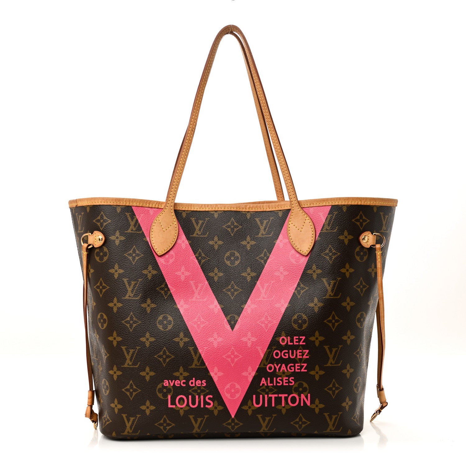 Louis Vuitton Monogram V Neverfull MM Grenade 1 of 10