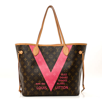 Louis Vuitton Monogram V Neverfull MM Grenade 1 of 10