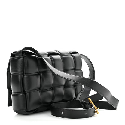 Bottega Veneta Nappa Maxi Intreccio Padded Cassette Crossbody Bag Black 3 of 10