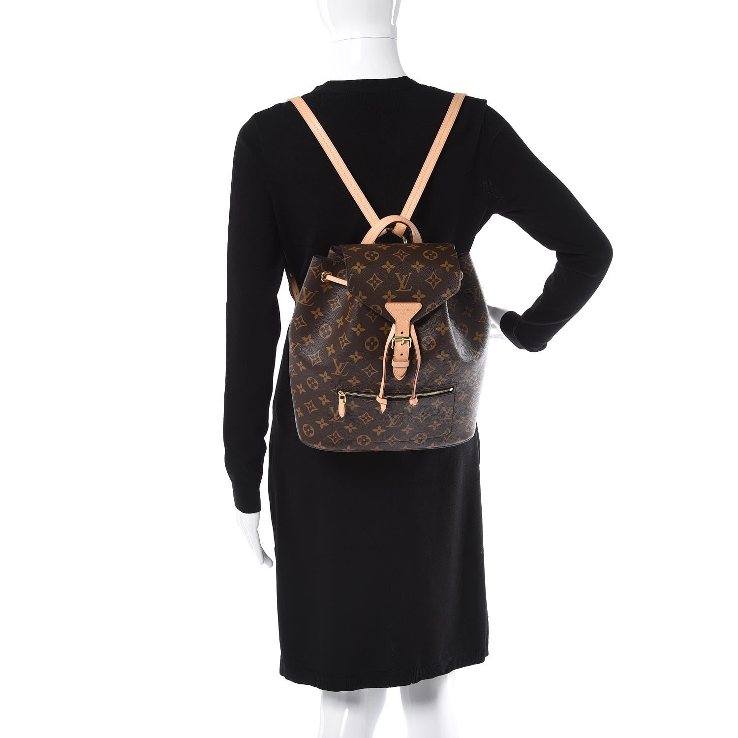 Louis Vuitton Monogram Montsouris NM Backpack 2 of 7