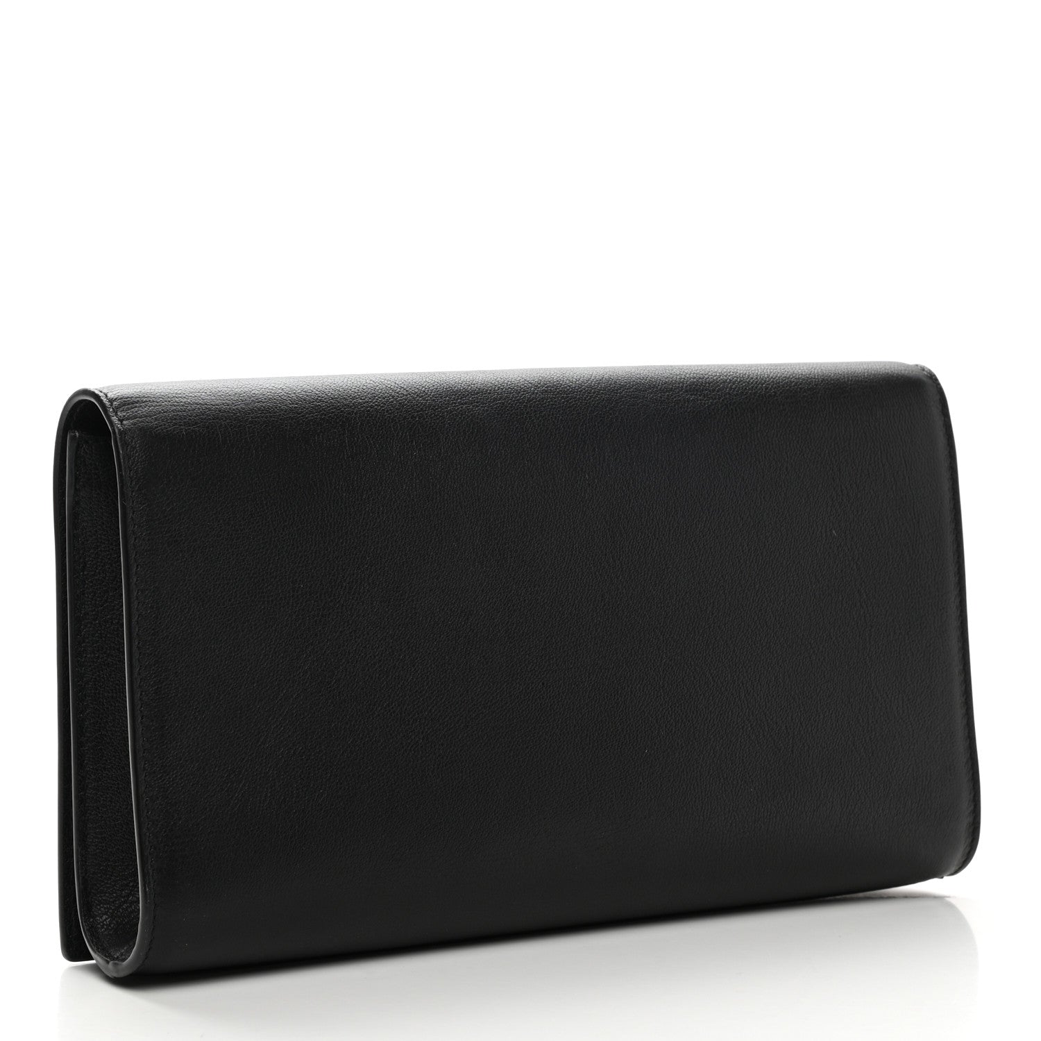 Saint Laurent Calfskin Monogram Large Belle De Jour Clutch Black 2 of 5