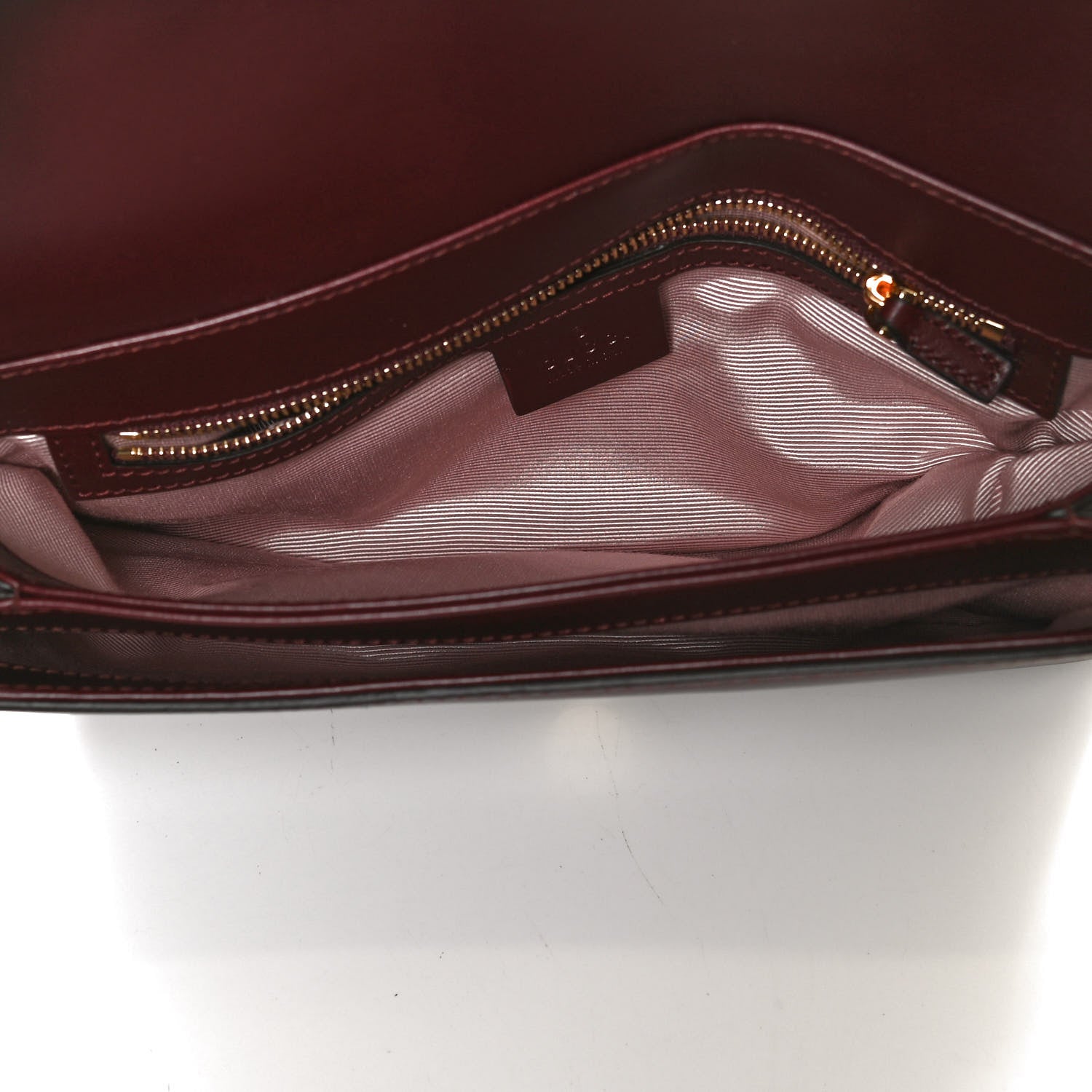 Gucci Vitello Palmellato Lux Small Arli Flap Shoulder Bag Vintage Bordeaux 5 of 11