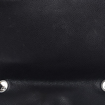 Chanel Caviar Quilted Jumbo Single Flap Black 11 of 15