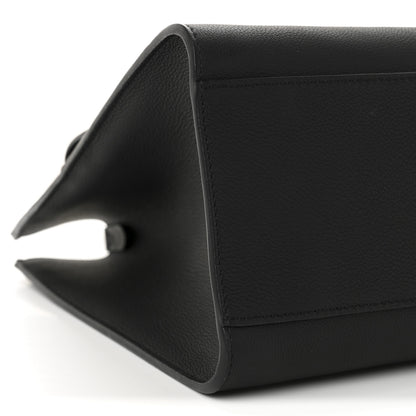 Louis Vuitton Soft Calfskin Lockme Tote MM Black 8 of 9