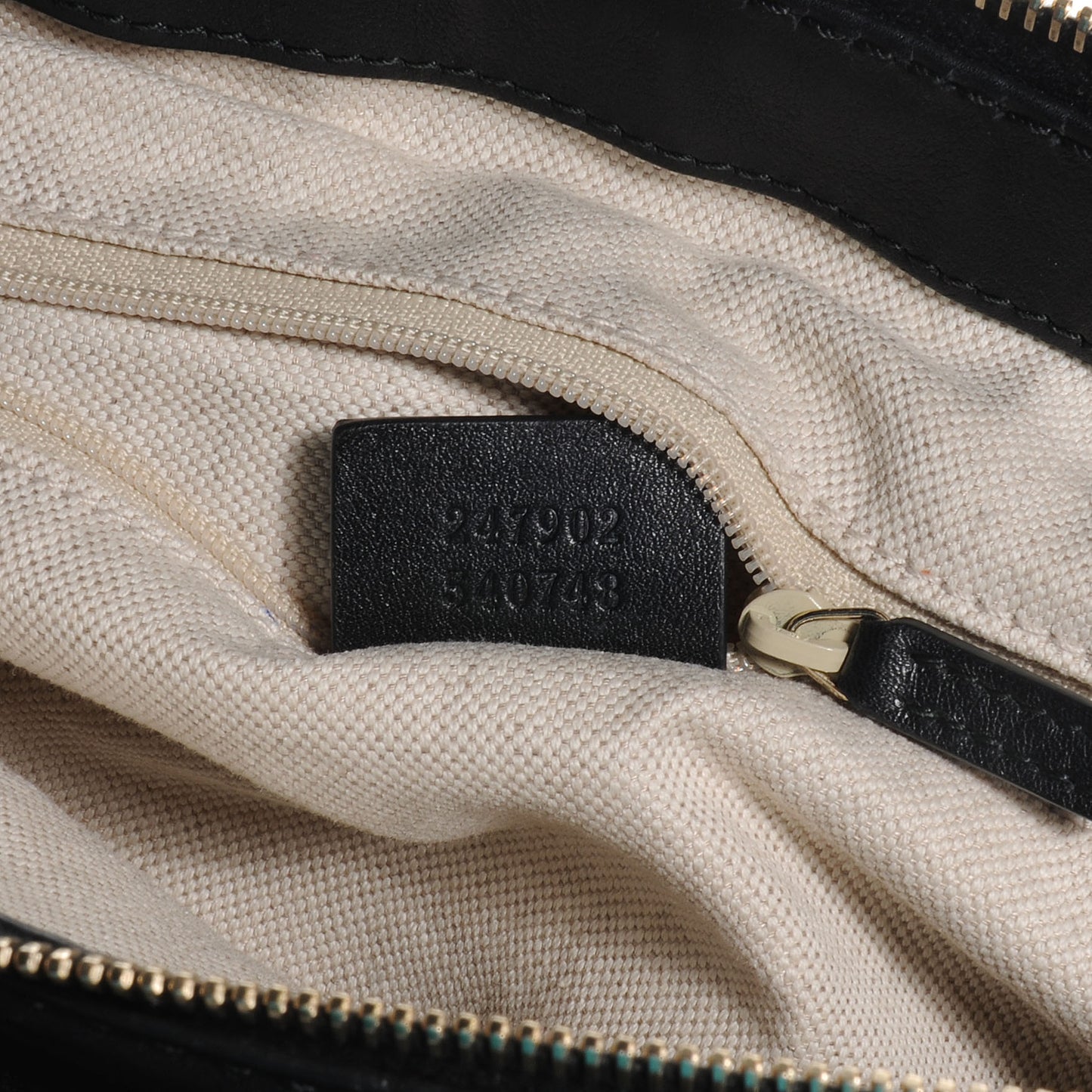 Guccissima Medium Sukey Top Handle Bag Black