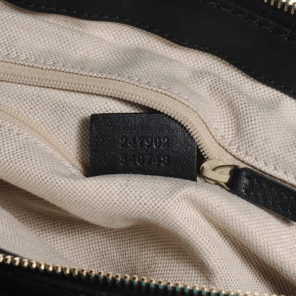 Gucci Guccissima Medium Sukey Top Handle Bag Black 9 of 9