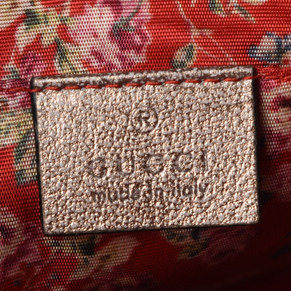 Gucci Laminated Nappa Trapuntata Small Zumi Shoulder Bag Rosa Lago Rame 8 of 9