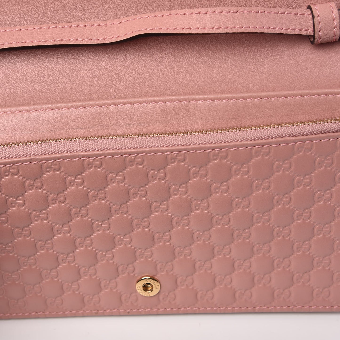 Microguccissima Crossbody Wallet Soft Pink