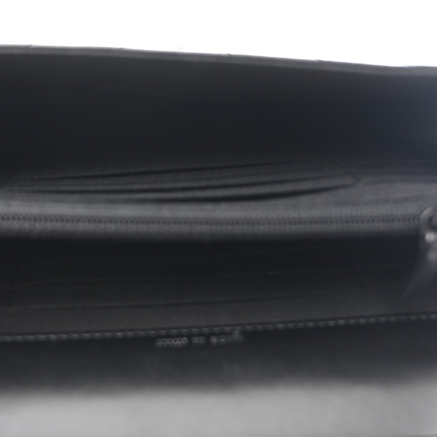 Chanel Aged Calfskin Chevron Quilted Reissue 2.55 Square Wallet On Chain WOC So Black 4 of 12
