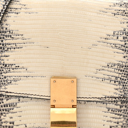 Celine Lizard Small Classic Box Flap Bag Natural 8 of 13