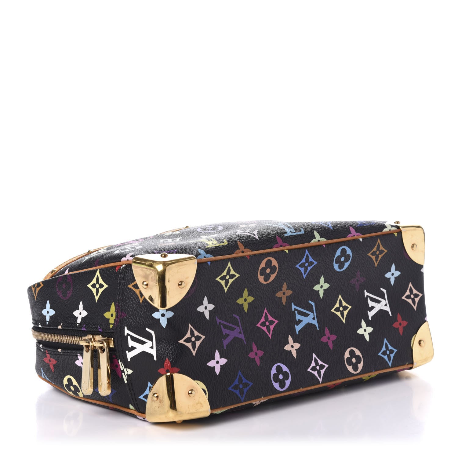 Louis Vuitton Monogram Multicolor Trouville Black 4 of 9