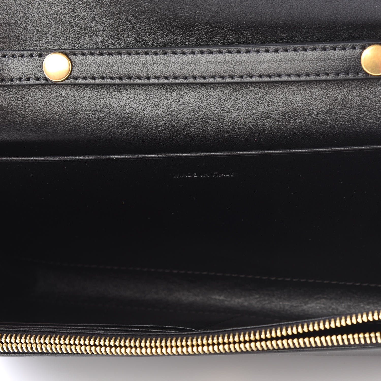 Celine Calfskin C Wallet On Chain Bag Black 4 of 12