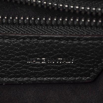 Celine Drummed Calfskin Mini Luggage Black 7 of 8