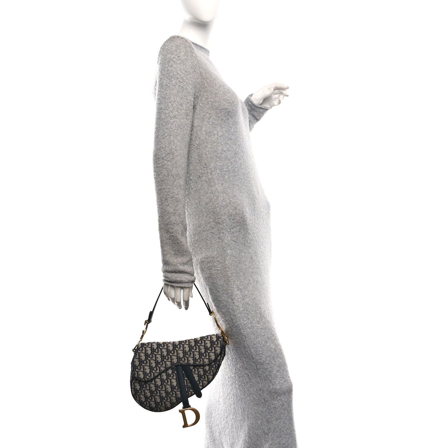 Oblique Saddle Bag Blue