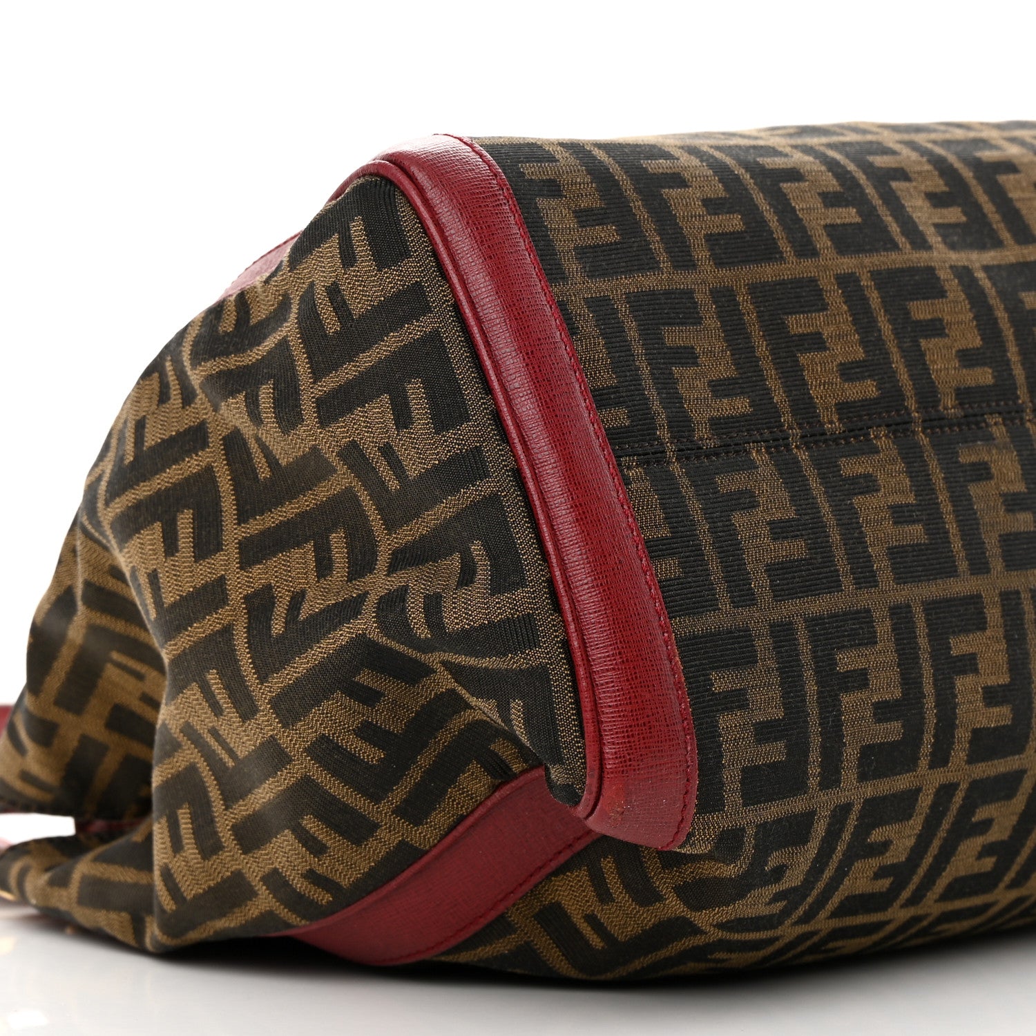 Fendi Zucca Tote Tobacco Red 10 of 16