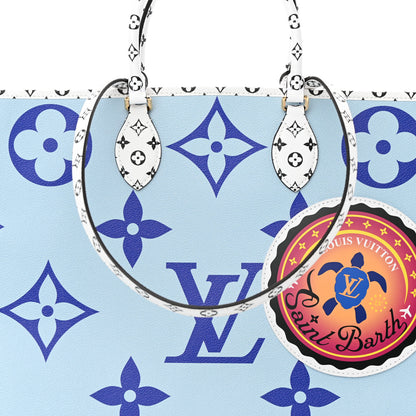 Louis Vuitton Monogram Giant Hawaii Onthego Blue 8 of 11