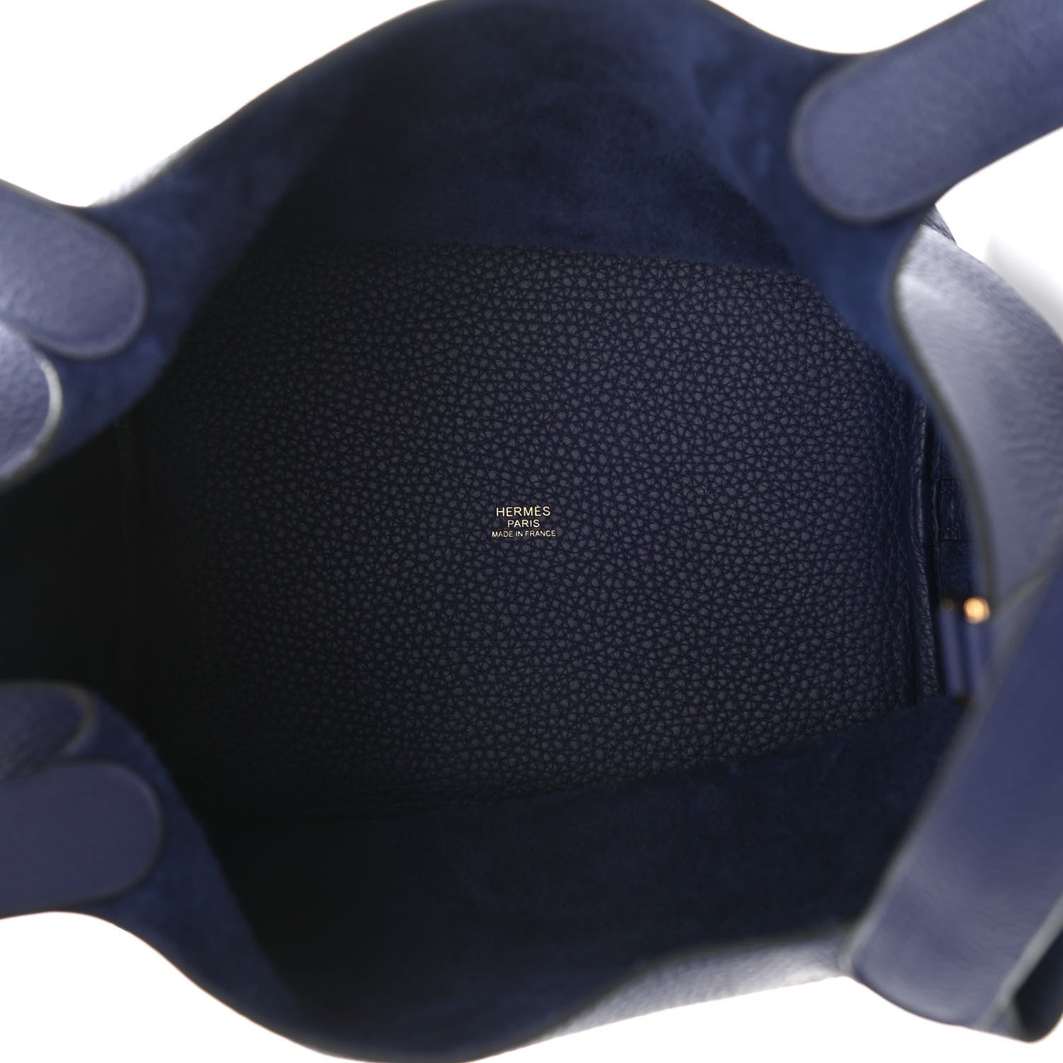 Hermes Taurillon Clemence Picotin Lock 22 MM Bleu Encre 5 of 9