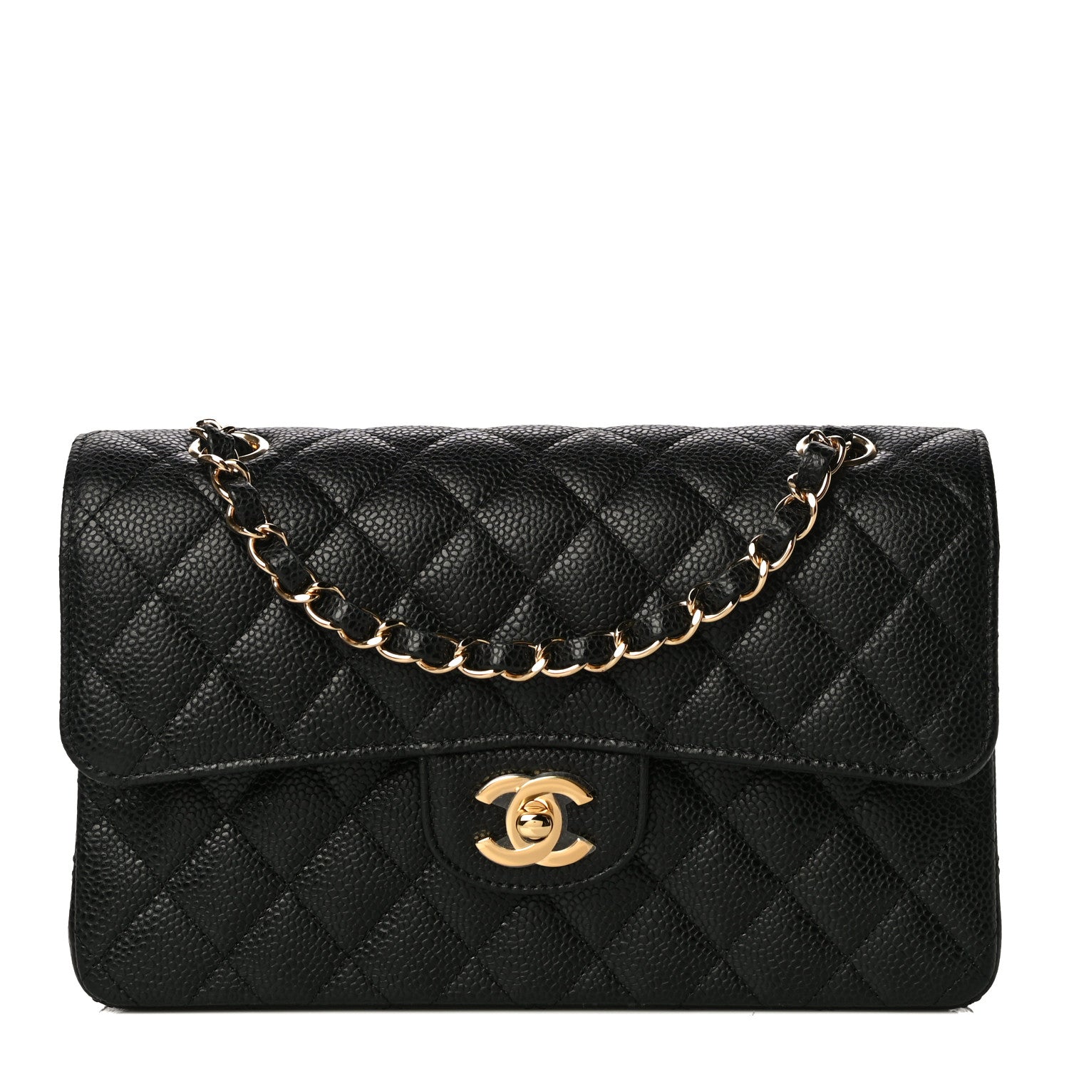 Chanel Caviar Quilted Small Double Flap Black 1 of 10