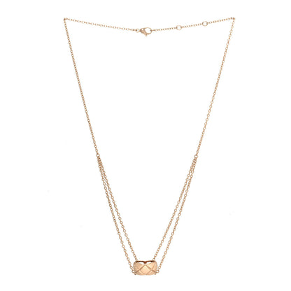 Chanel 18K Beige Gold Coco Crush Pendant Necklace 3 of 6