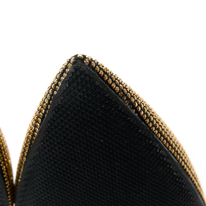 Christian Dior Suede Studded D-Choc 90mm Pumps 42 Black Gold 10 of 11