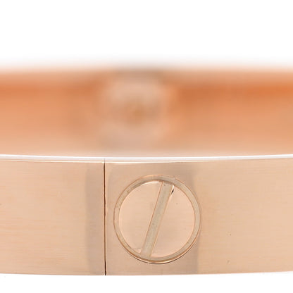 Cartier 18K Pink Gold 4 Diamond LOVE Bracelet 16 5 of 6