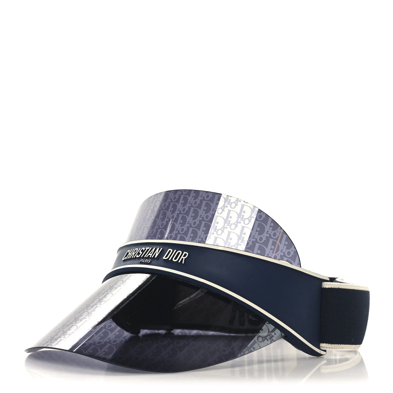 Christian Dior Oblique DiorClub V1U Sun Visor Blue 1 of 8