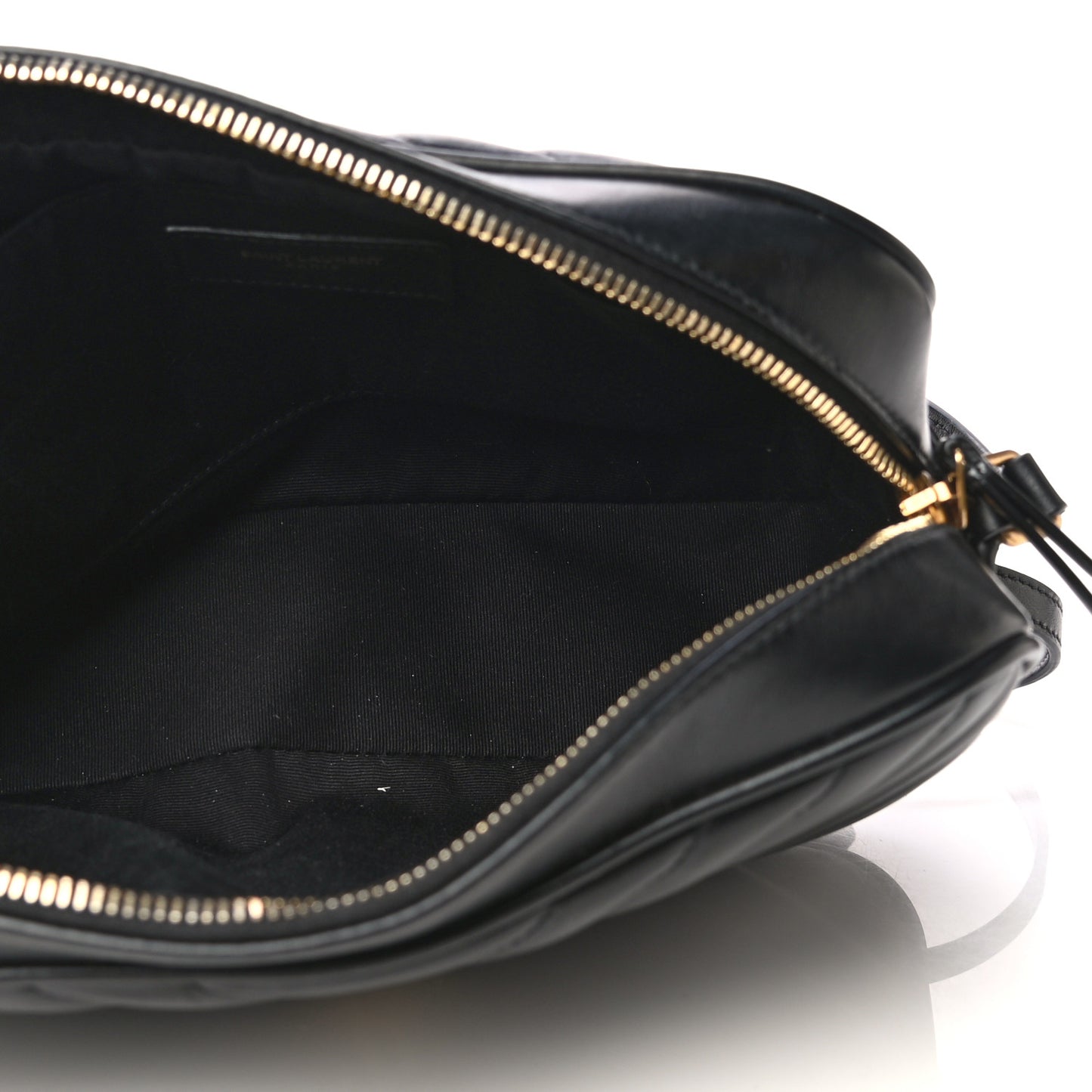 Calfskin Matelasse Monogram Lou Camera Bag Black