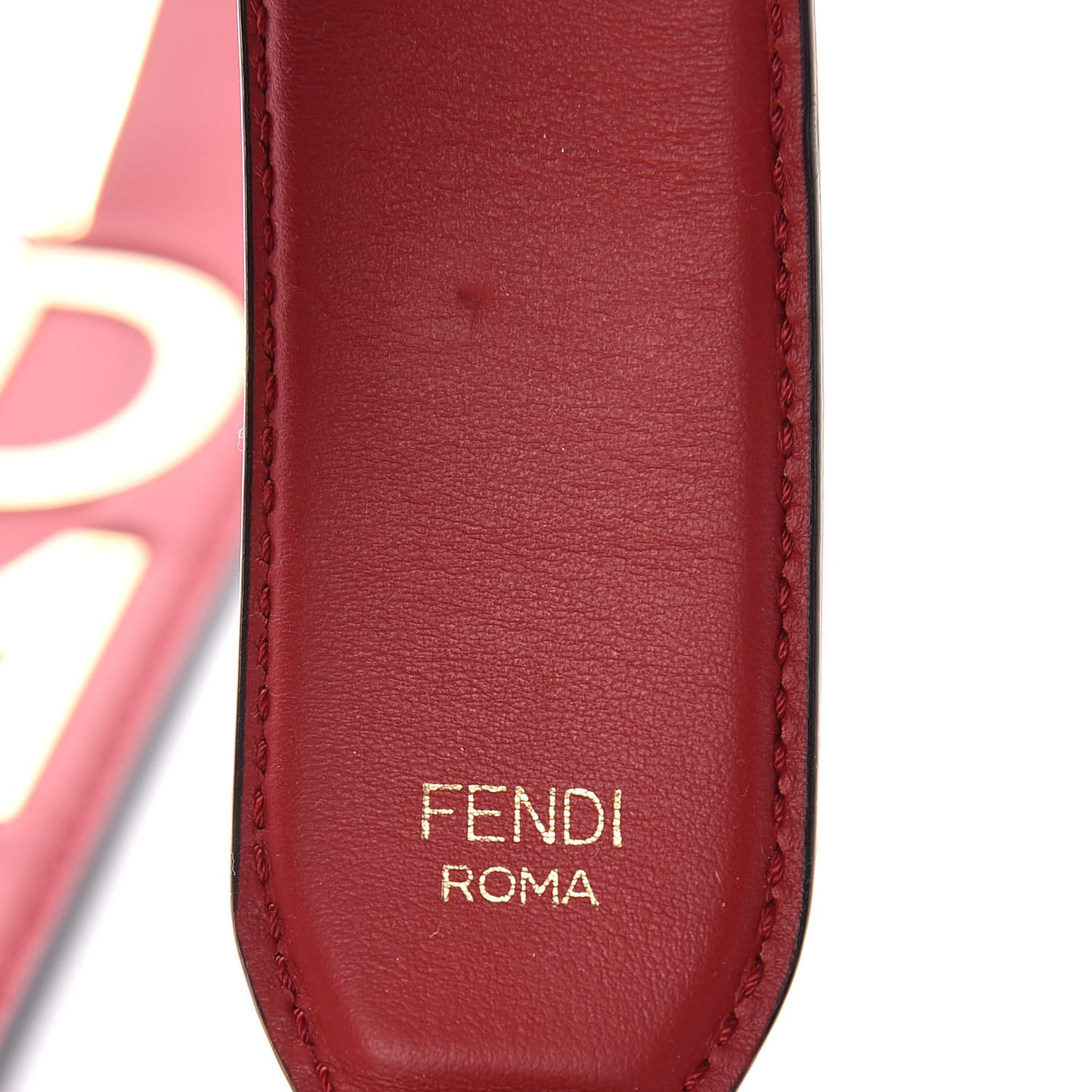 Vitello Century Metal Logo Bi-Color Strap You Black Fragola