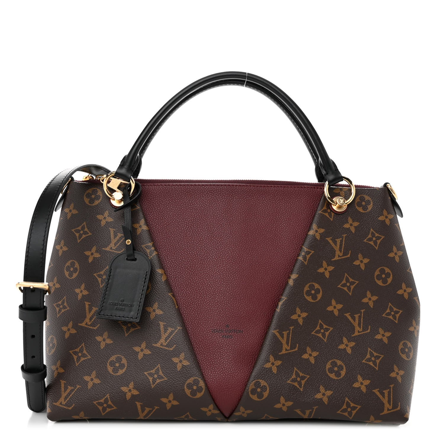 Louis Vuitton Monogram V Tote MM Bordeaux 1 of 9