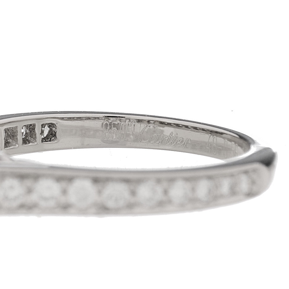 Cartier Platinum Diamond .56ct Solitaire 1895 Engagement Ring  48 4.5 5 of 6