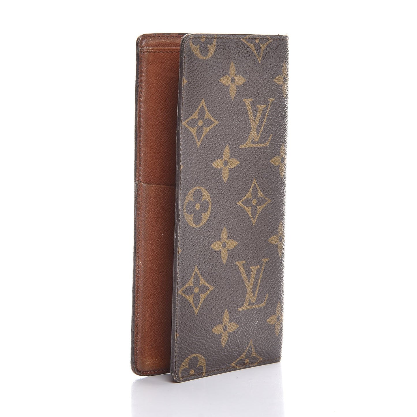 Monogram Checkbook Holder Wallet