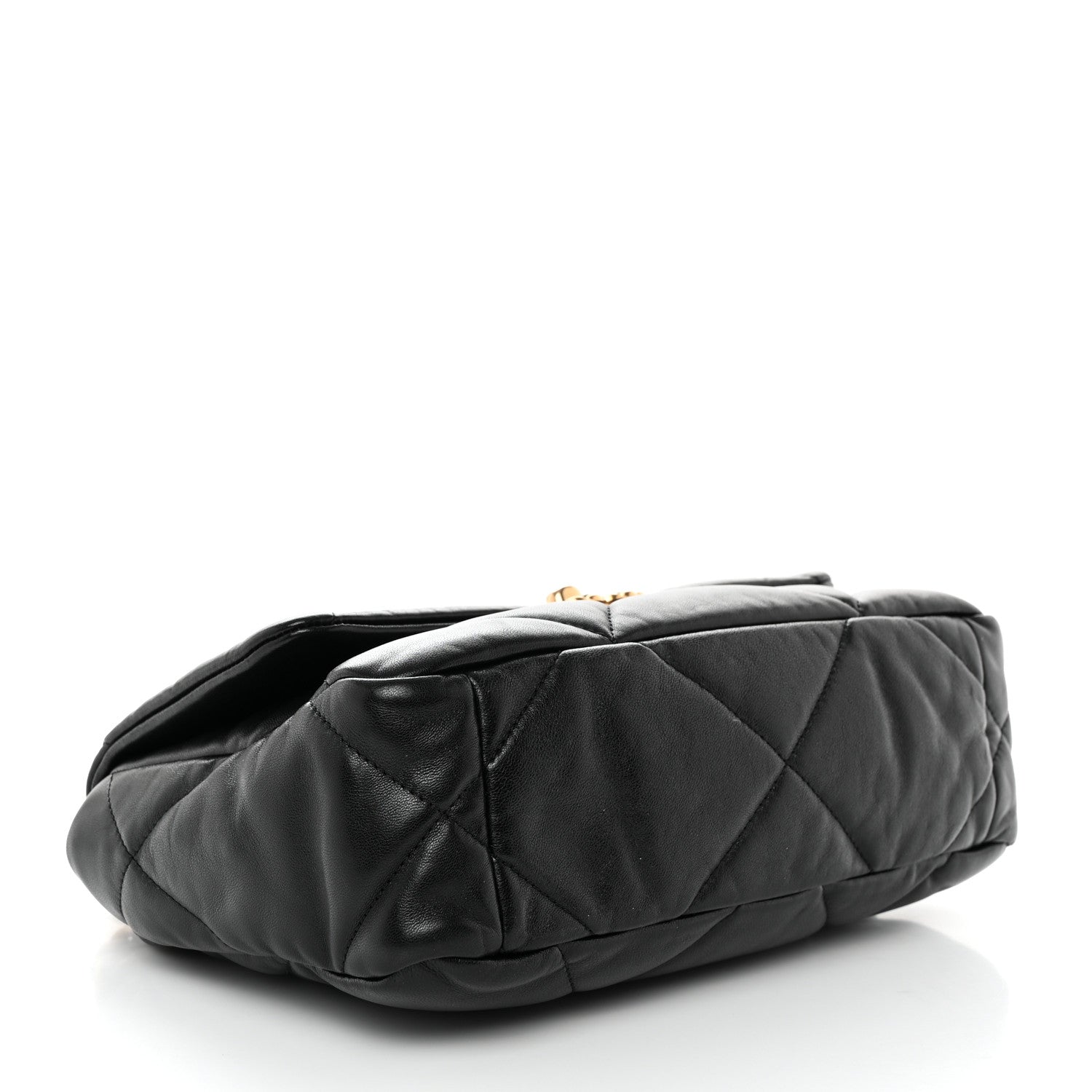 Chanel Lambskin Quilted Medium Chanel 19 Flap Black 4 of 12