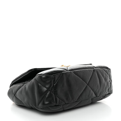 Chanel Lambskin Quilted Medium Chanel 19 Flap Black 4 of 12