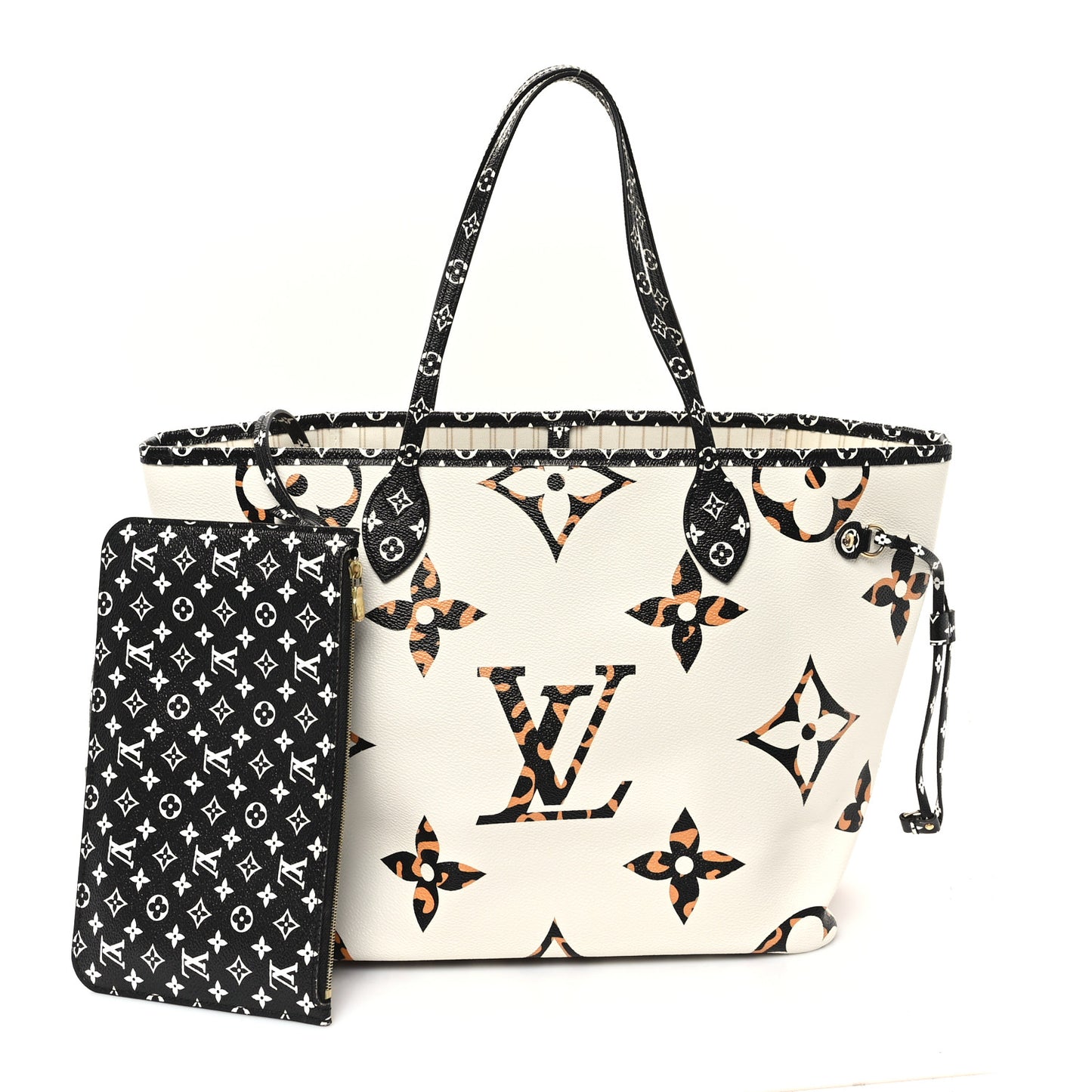 Monogram Giant Jungle Neverfull MM Ivory