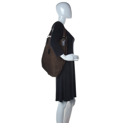 Gucci Suede Tote Brown 2 of 14