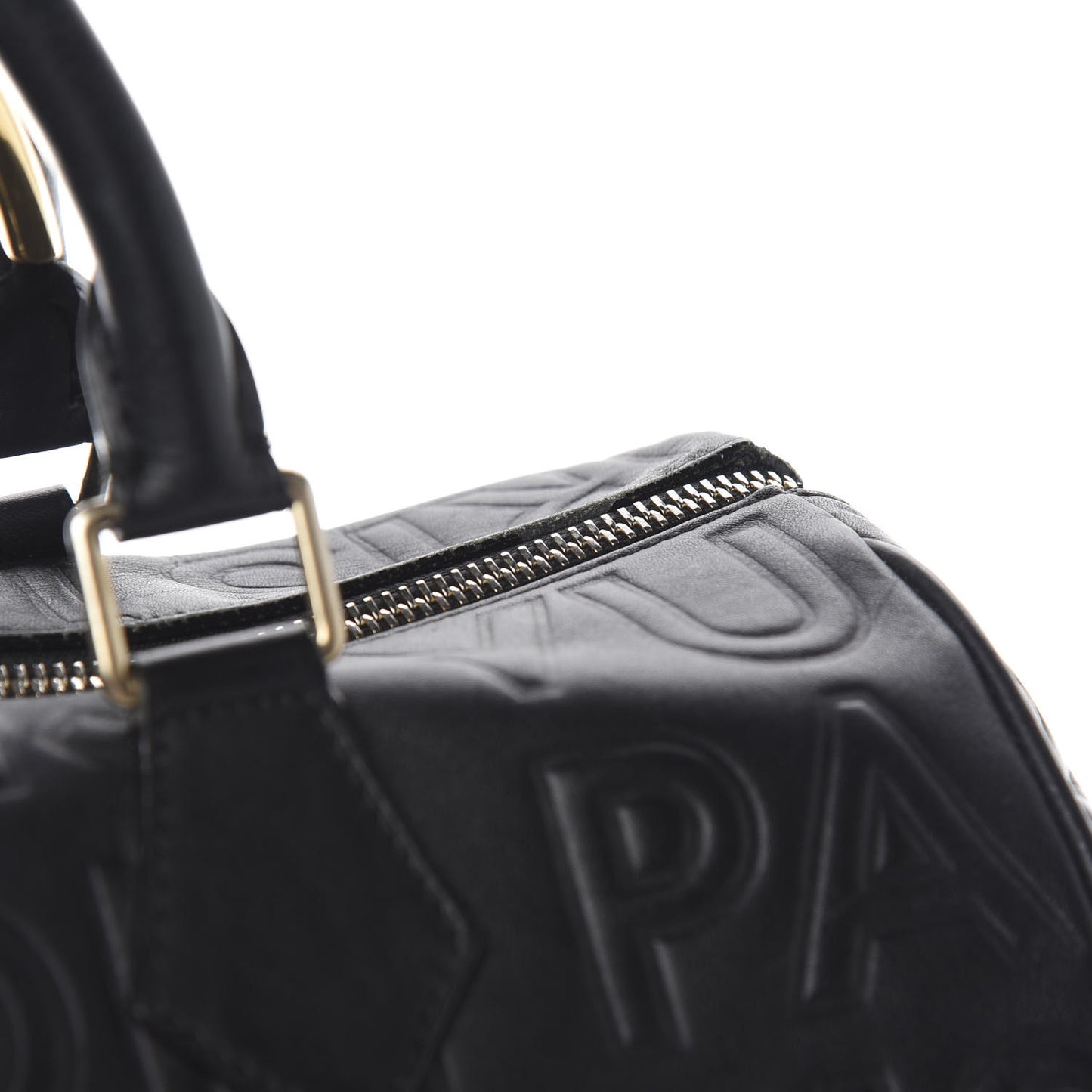 Calfskin Embossed Speedy Cube 30 Black
