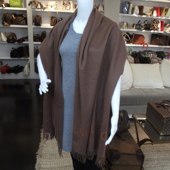Cashmere Jhelam Stole Camel