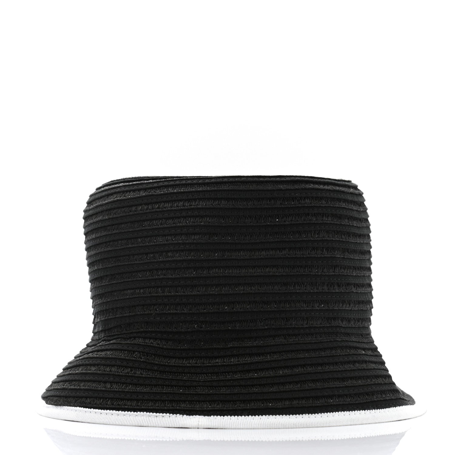 Chanel Cotton Viscose CC Bucket Hat S Black 6 of 10
