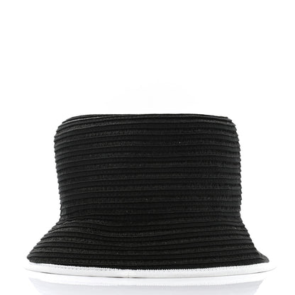Chanel Cotton Viscose CC Bucket Hat S Black 6 of 10
