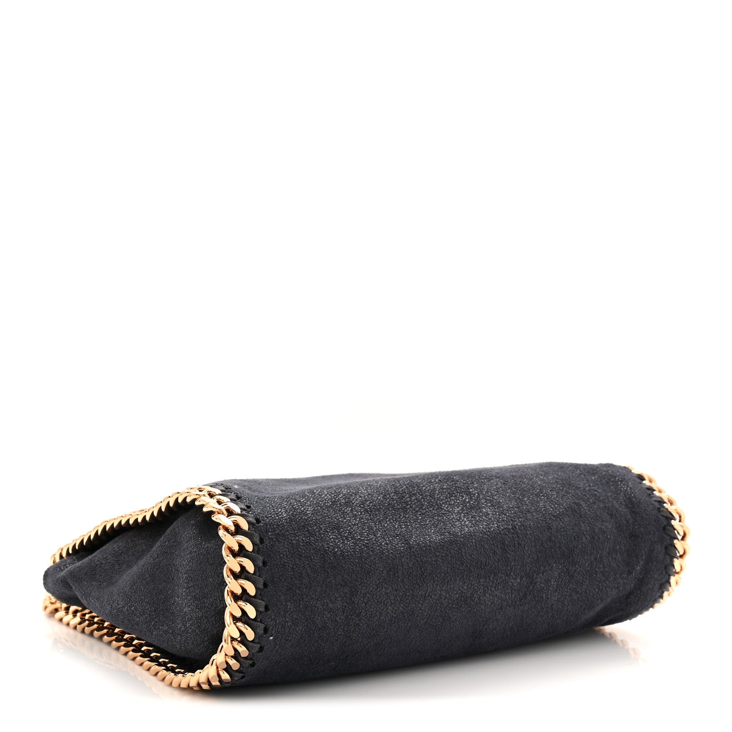 Stella McCartney Shaggy Deer Mini Falabella Fold Over Tote Navy 4 of 10